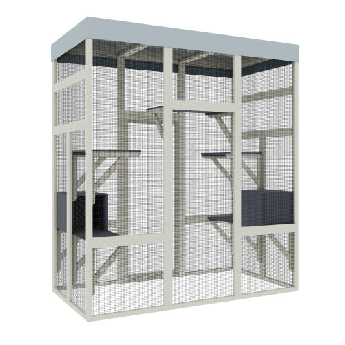 Wooden Pet Waterproof Cat Cage