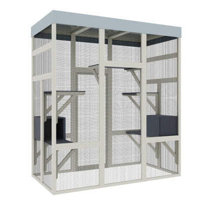 Wooden Pet Waterproof Cat Cage