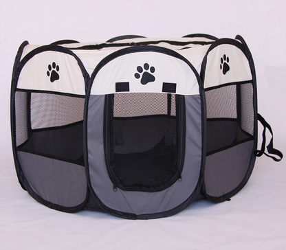 Folding Octagonal Waterproof Pet Cage