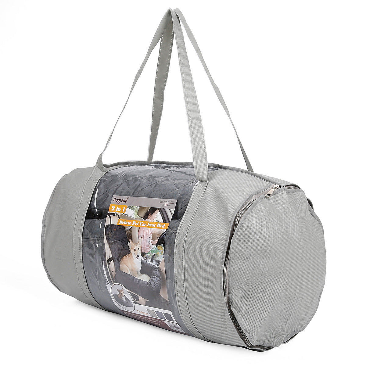 2-in-1 Dog Carrier & Car Seat Bed