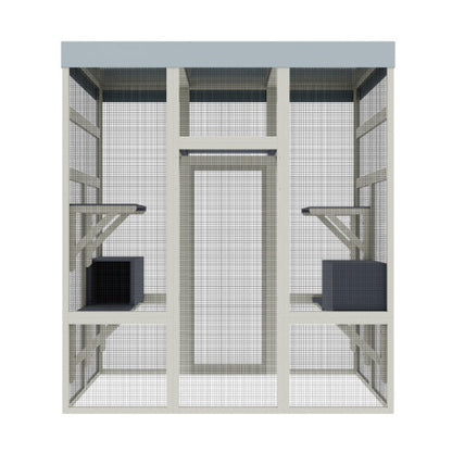 Wooden Pet Waterproof Cat Cage