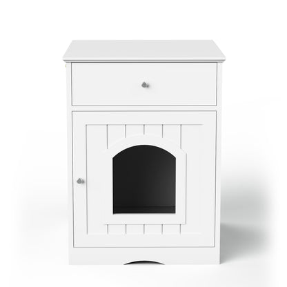 Wooden Pet Cage, Cat Home Bedside Table