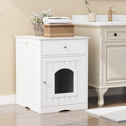 Wooden Pet Cage, Cat Home Bedside Table