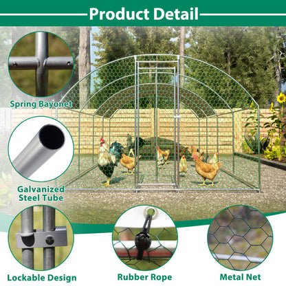 Large Metal Chicken Coop