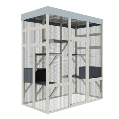 Wooden Pet Waterproof Cat Cage