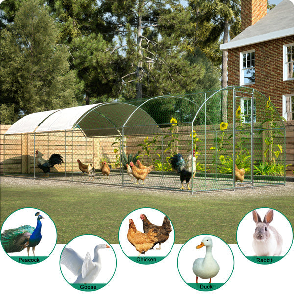 Large Metal Chicken Coop