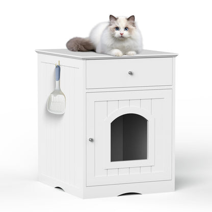 Wooden Pet Cage, Cat Home Bedside Table