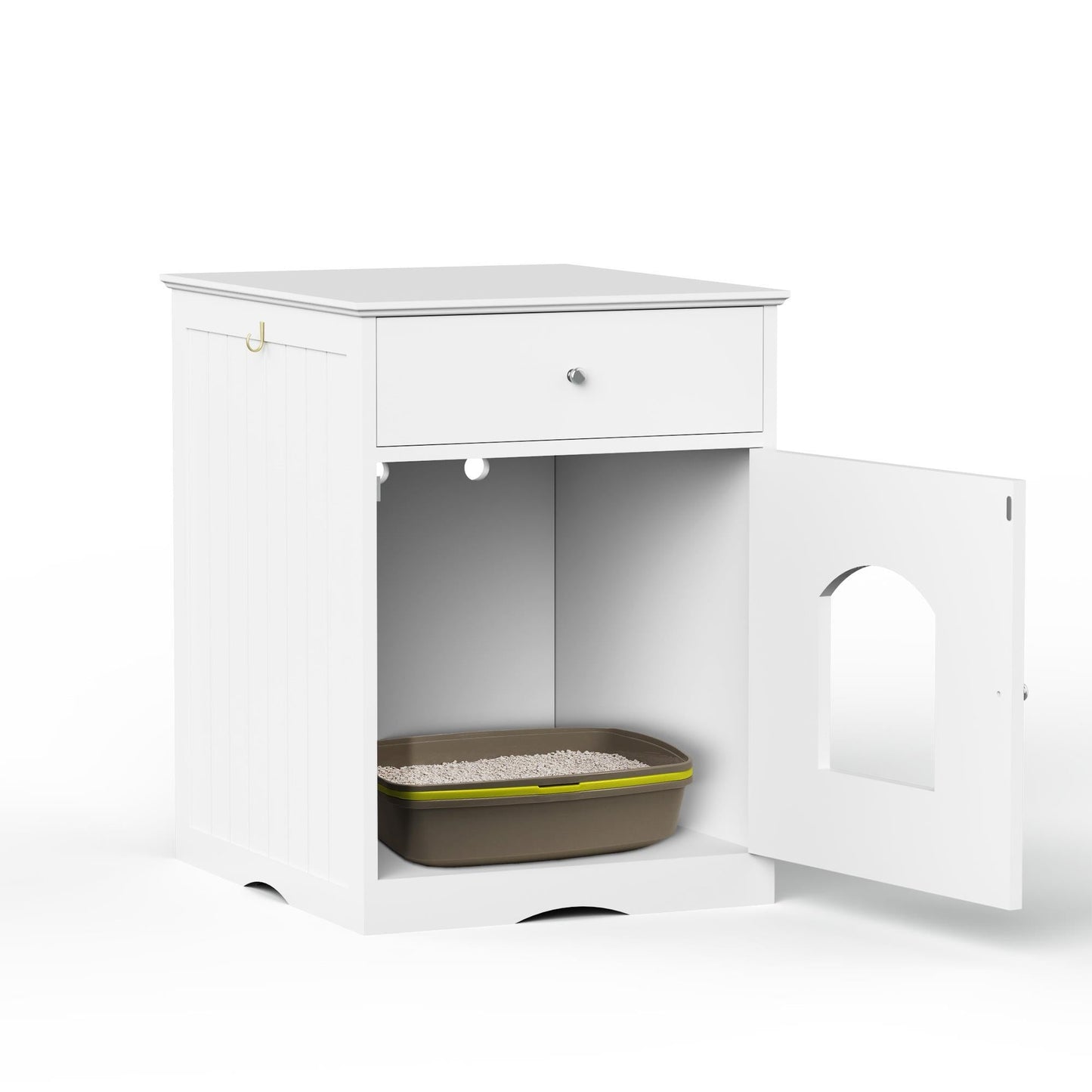 Wooden Pet Cage, Cat Home Bedside Table