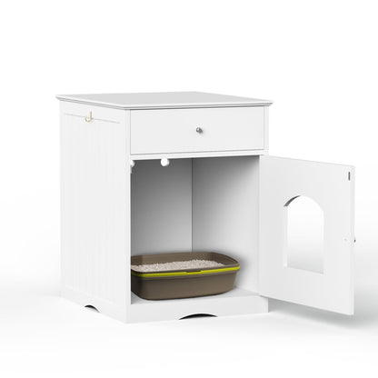 Wooden Pet Cage, Cat Home Bedside Table