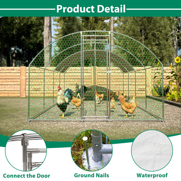 Large Metal Chicken Coop