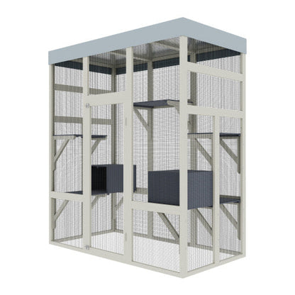 Wooden Pet Waterproof Cat Cage