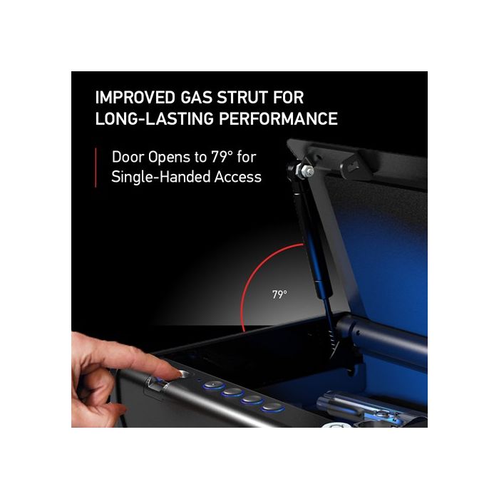 Quick Access Biometric Pistol Safe with Lights QAP1BLX